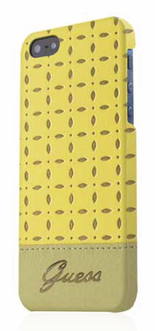 Guess Leather Case Yellow